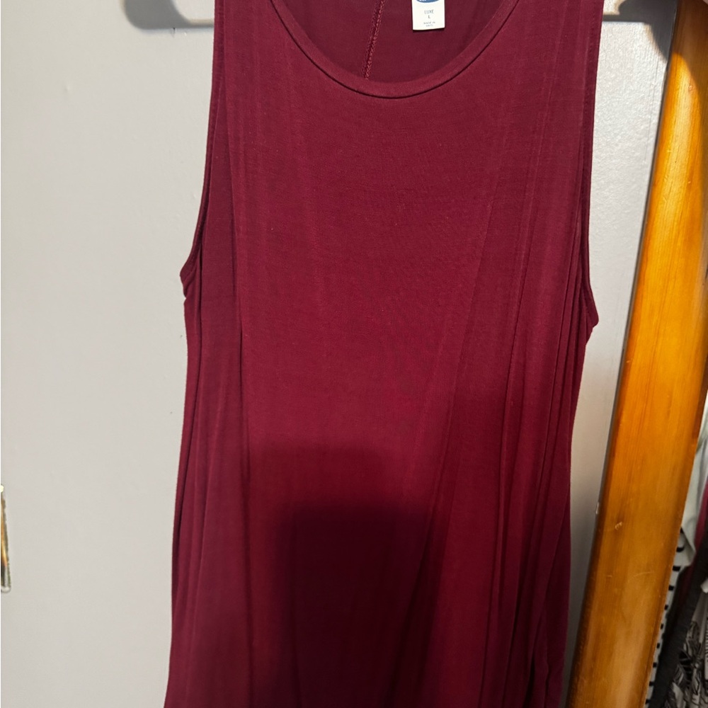 Old Navy Rich Burgundy Tank Top